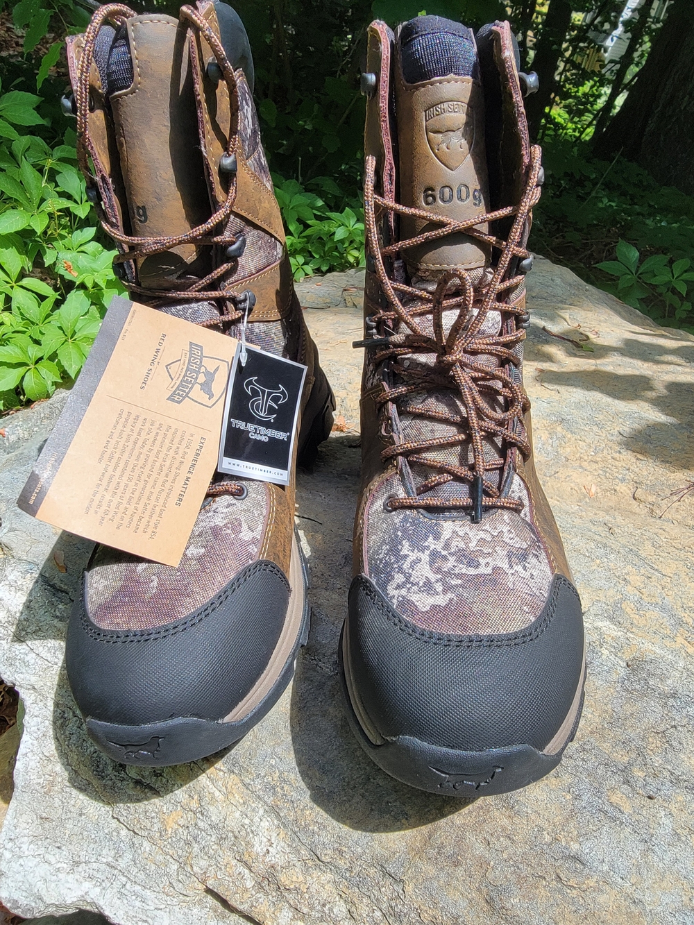 Irish Setter Brown Camo Waterproof Hunting Boots